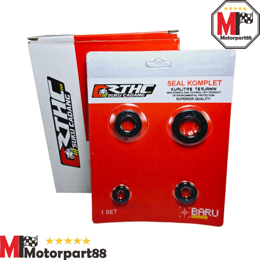 OIL SEAL RTHC SIL SET KOMPLIT MEGAPRO NEW MONOSHOCK VERZA CRF150