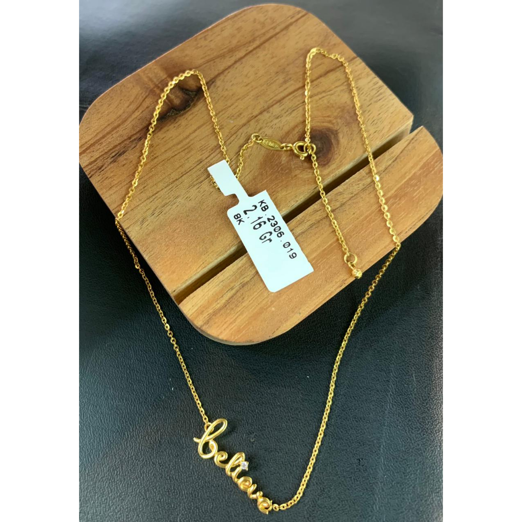 kalung believe kadar 375