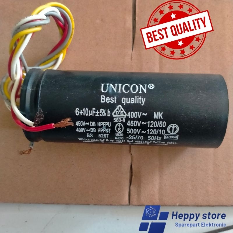 Kapasitor mesin cuci manual