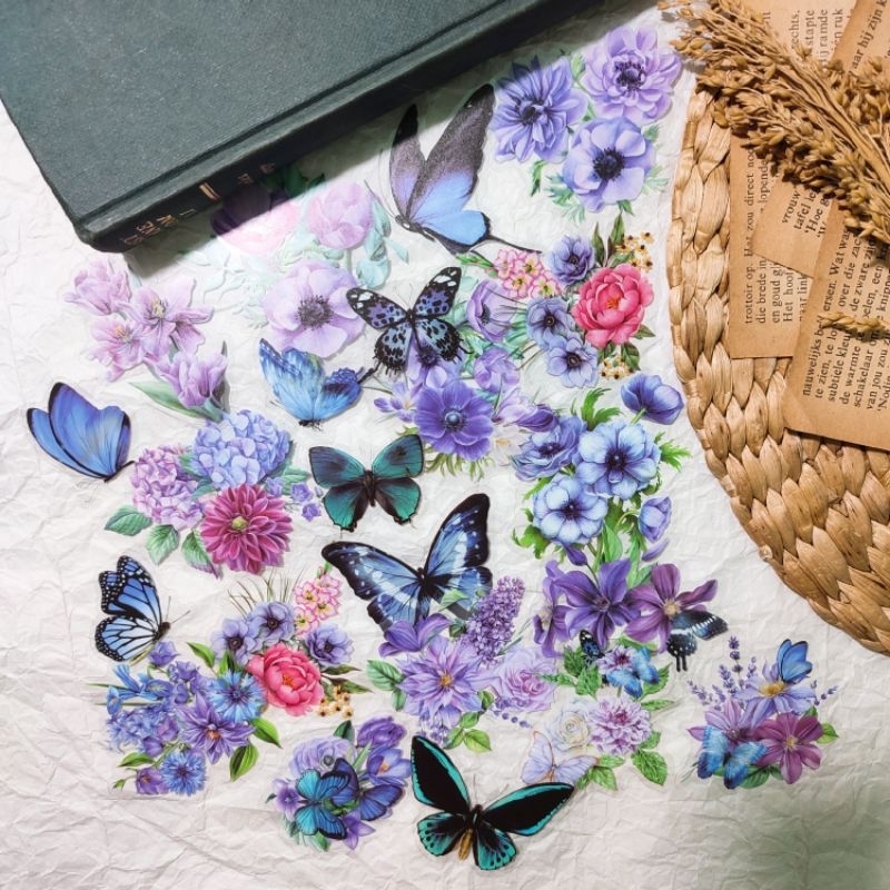 

STIKER WATERPROOF SPRING BUTTERFLY