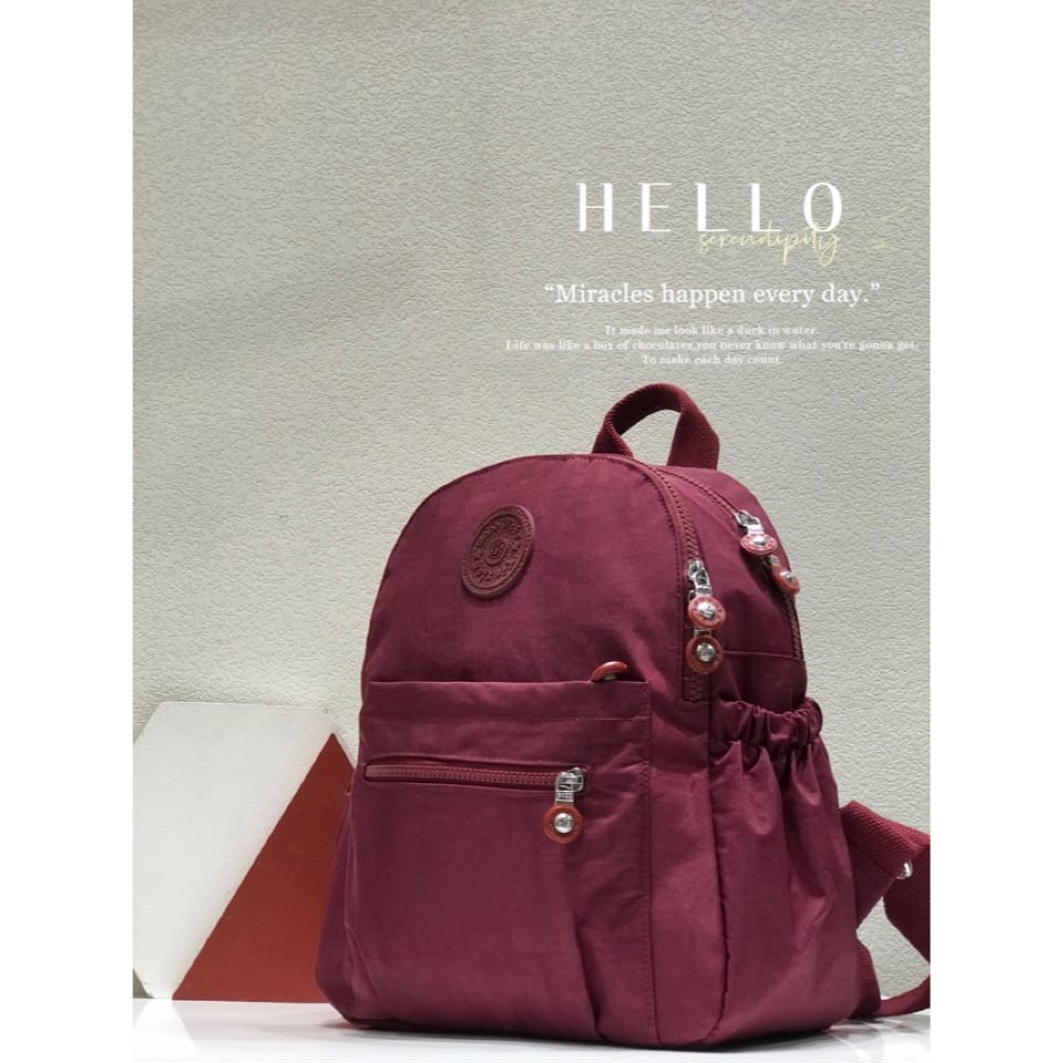 Ocean Sky - BOBO FASHION 6023 tas ransel wanita nylon anti air tas original import