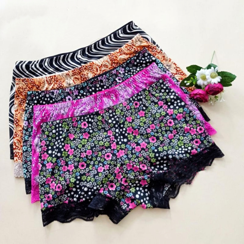 Celana Dalam Jupe Renda CD Boxer Wanita Motif