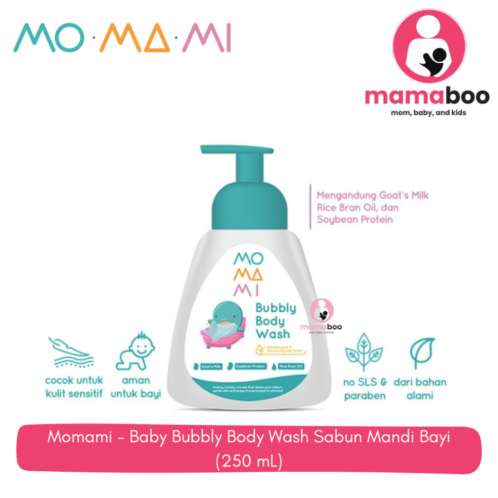 Momami - Baby Bubbly Body Wash Sabun Mandi Bayi (250 mL)