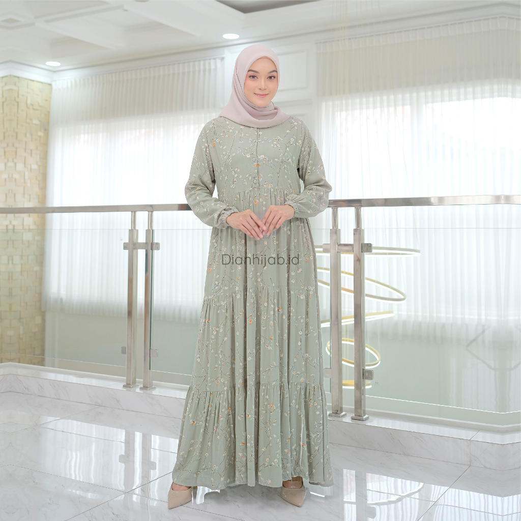 [PART2] Gamis Dewasa Homey Dress Qiana Series By Dianhijab.id - Bahan Rayon Viscose Premium Gamis Dewasa Luxury Gamis Pengajian Adem Nyaman Dipakai - Bisa COD