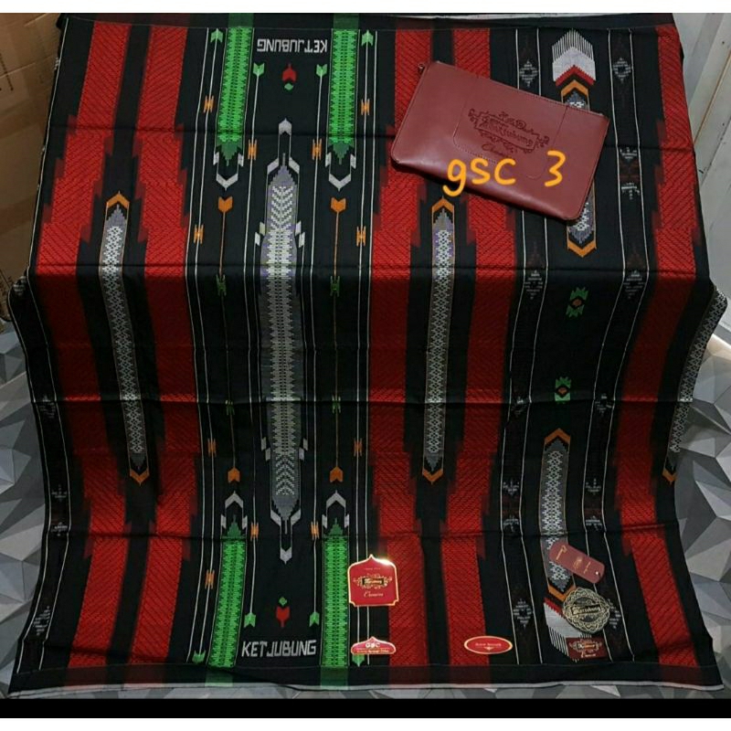 SARUNG KETJUBUNG GSC FULL SUTRA GOLD MULUS
