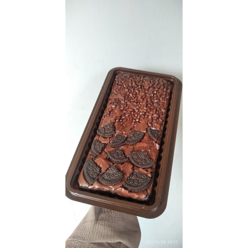 

fudgy brownies super nyoklat size 22x10