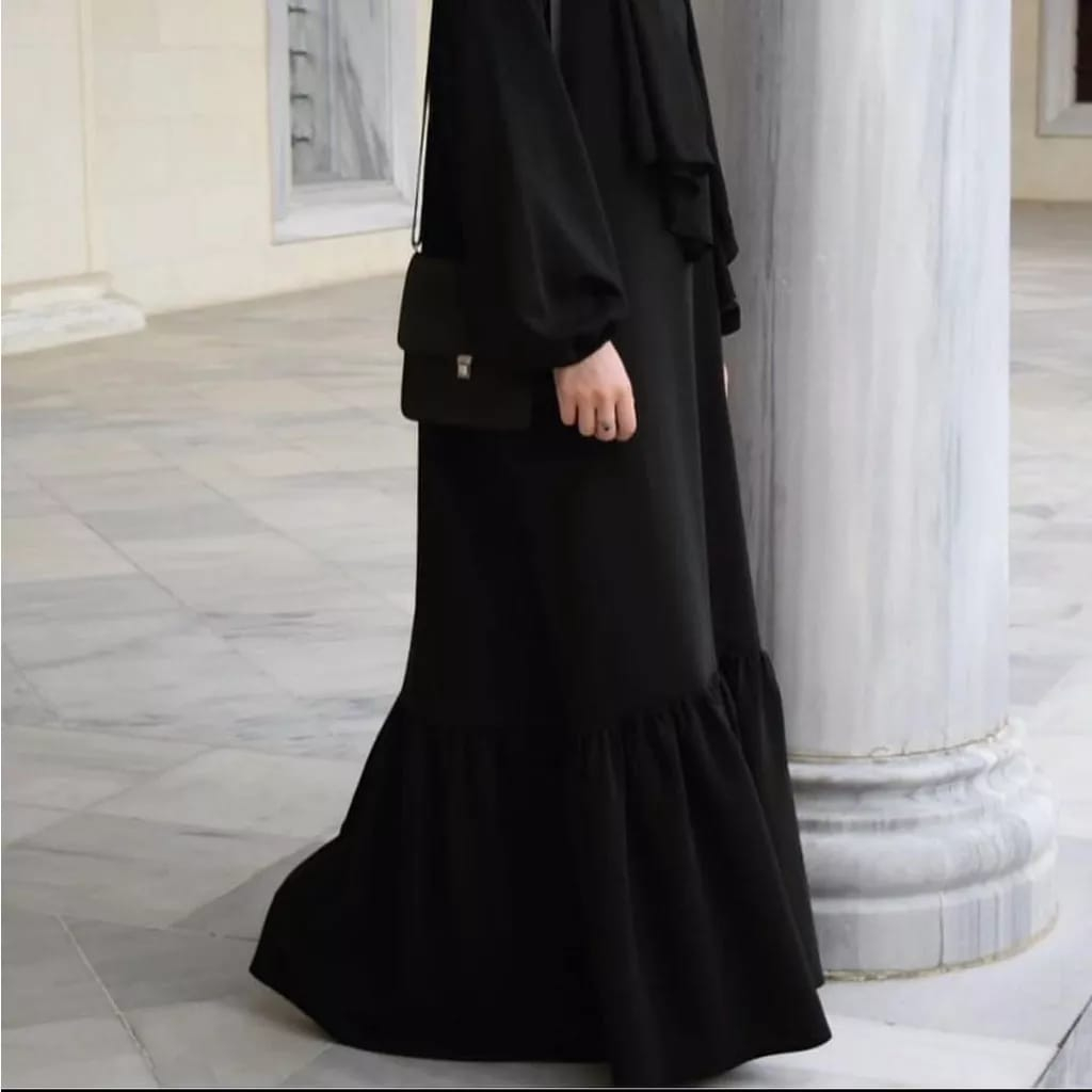 HD16: [BISA COD] [QUENA DRESS] [ GAMIS RAYON HITAM POLOS PREMIUN TERBARU 2023 ] [DRSS KONDANGAN  TERLARIS GAMIS WANITA KEKINIAN] [ BAJU WANITA BEST SELERR] SIZE S,M,L,XL   ,GAMIS JUMBO ,BUSUI,GAMIS HITAM MEWAH,GAMIS TERMURAH