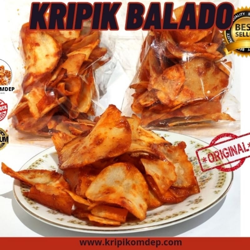

KRIPIK KERIPIK SINGKONG BALADO MANIS PEDAS GURIH NIKMAT
