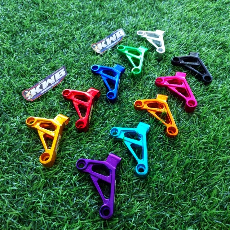 Breket pangkon dudukan master stut hidrolik stut kabel kopling almunium warna lengkap