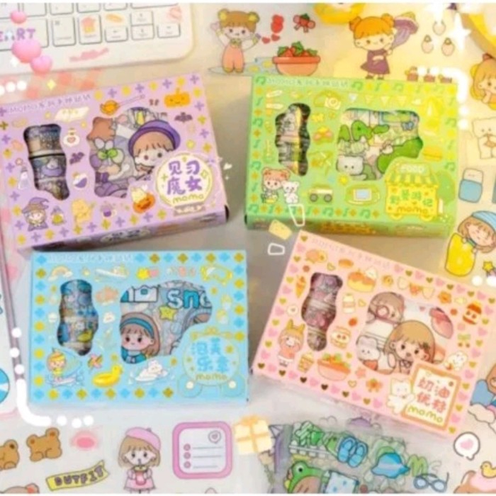 

STIKER MOMO ROLL SET TEMPELAN MOTIF
