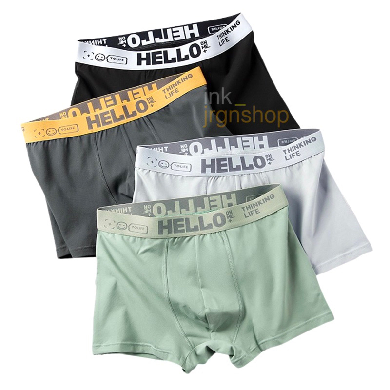 CELANA DALAM PRIA BOXER DEWASA (3 PCS) / BOXER MEN'S BRIEFS / SEMPAK PRIA