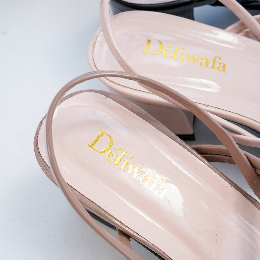 Deliwafa - [Heels Wanita] Sashila Heels