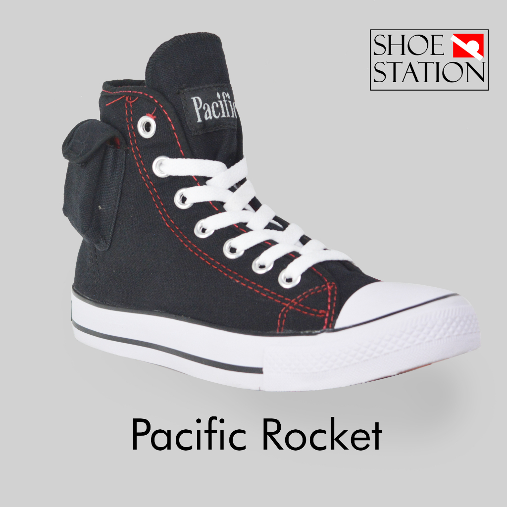 Pacific Rocket Sepatu Sneakers Hicut dengan Pocket Size 37-42 Shoe Station