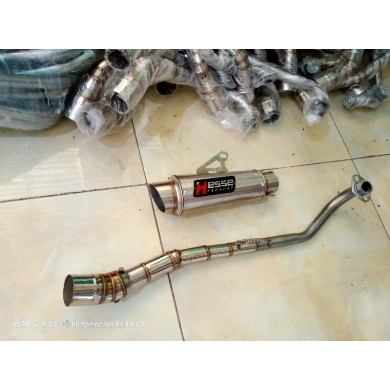 KNALPOT BEBEK TERMURAH ORIGINAL HESSE KNALPOT JUPITER Z VEGA R SUPRAX KNALPOT PROLINER CLD WRX JRM B