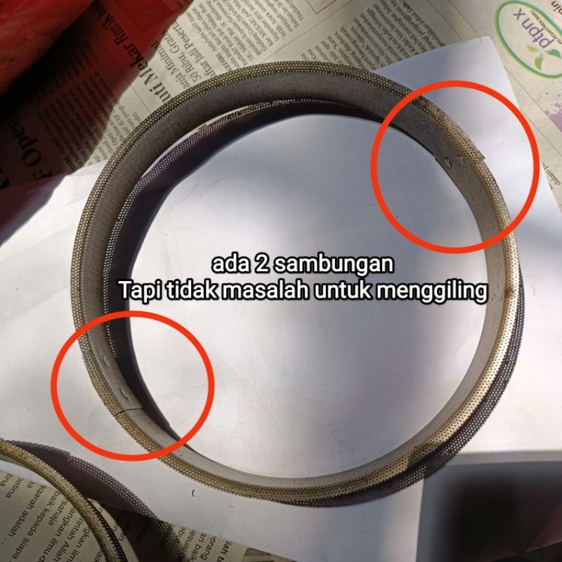 saringan sarangan diskmill ffc15 0,5mm tebal (2 sambungan)