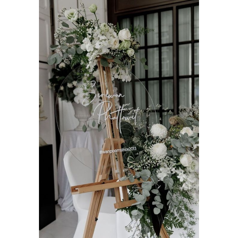 Wedding Sign Mirror Lingkaran