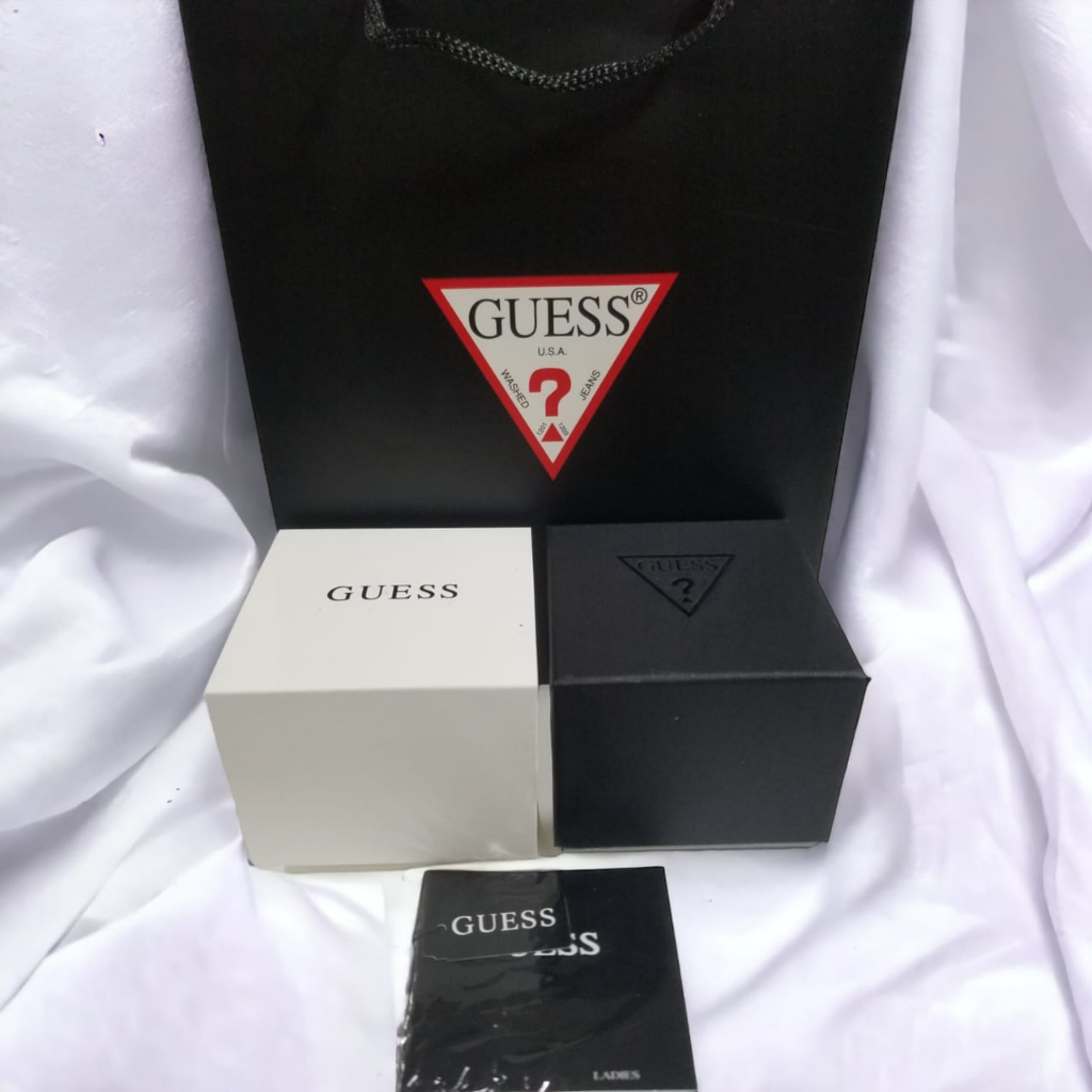 Grosir Jam Tangan Pria Fashion Guess PJ 1049 Tanggal Dan Chrono Aktif 4.5cm free box