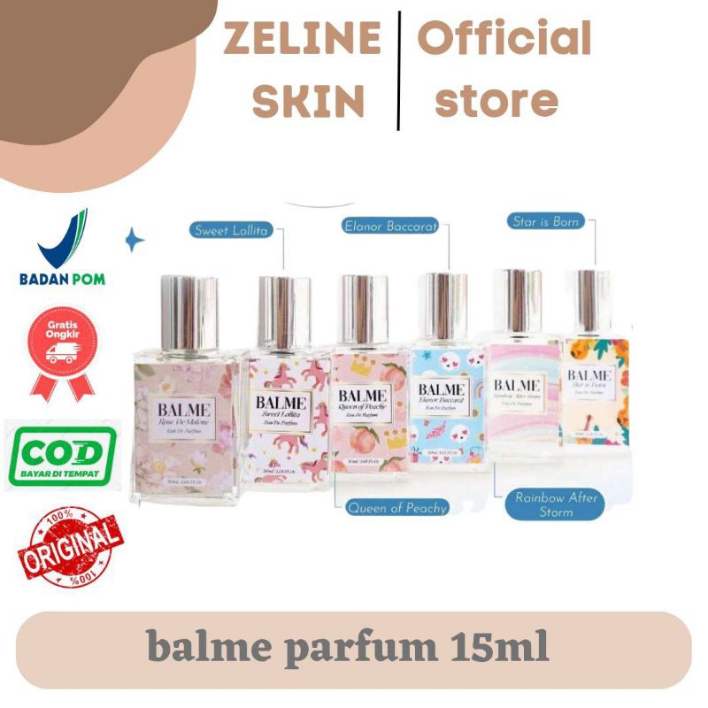 BALME PARFUM EAU DE PARFUM BPOM READY STOCK 15ML SWEET LOLITA ROSE DE MALONE STAR IS BORN ELENOR BAC