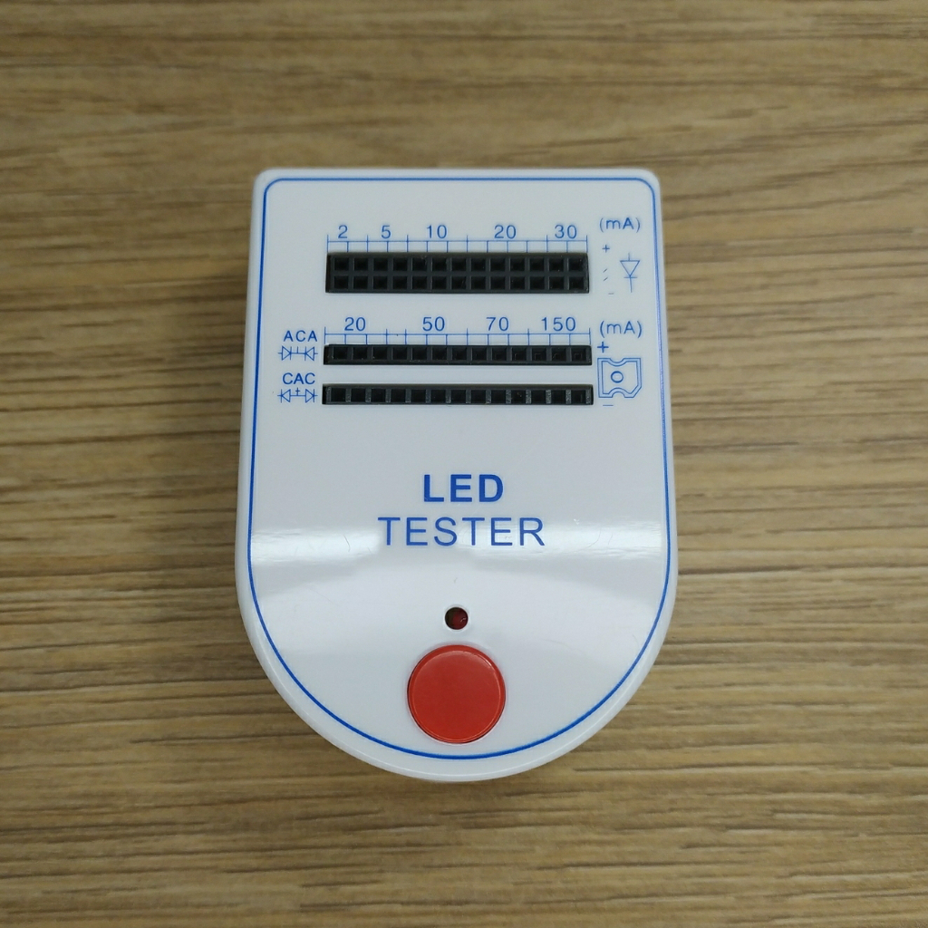 Modul led tester untuk led 3mm 5mm cover putih