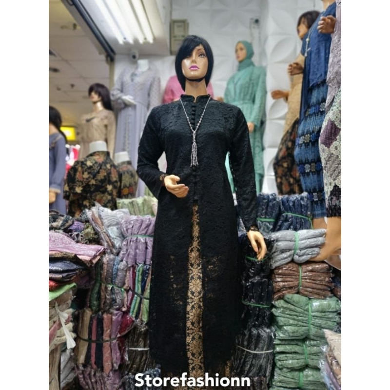 Kebaya brokat Kancing Seribu / Kebaya Tunik / Tunik Brokat / Kebaya / Kebaya Kondangan / Tunik Busui / Kebaya Modern / Tunik / Kebaya Pesta / Kebaya wisuda / Atasan Wanita / Tunik Murah / Kebaya Busui