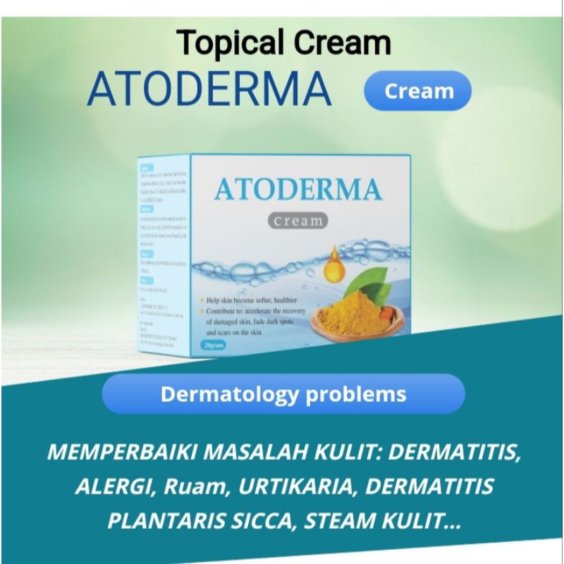 ATODERMA CREAM.Untuk Dermatitis,Alergi,ruam dll