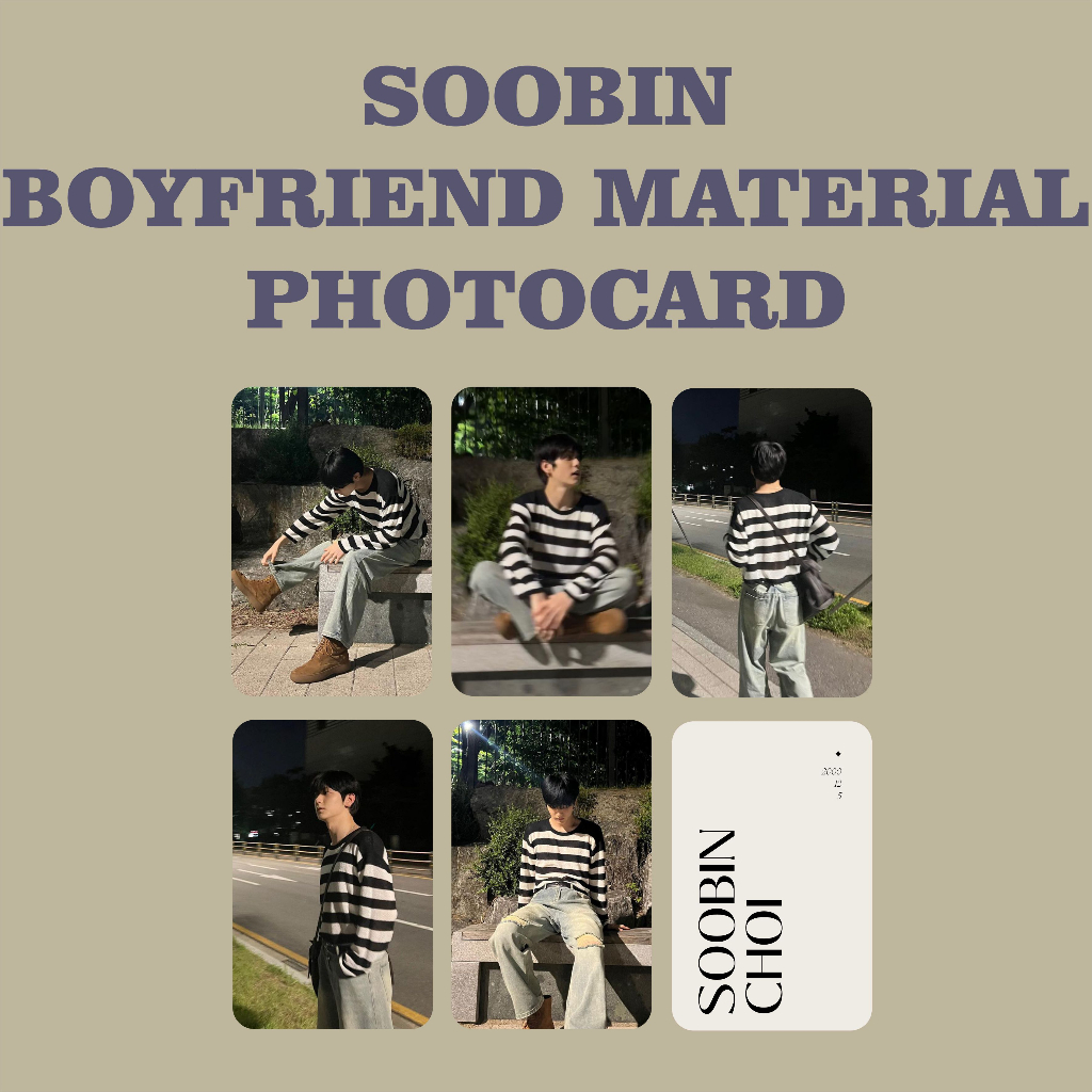 [KUKIRA] Photocard Soobin Boyfriend Material