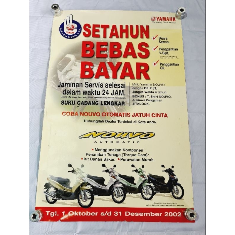 Poster Jumbo Motor YAMAHA NOUVO ORIGINAL