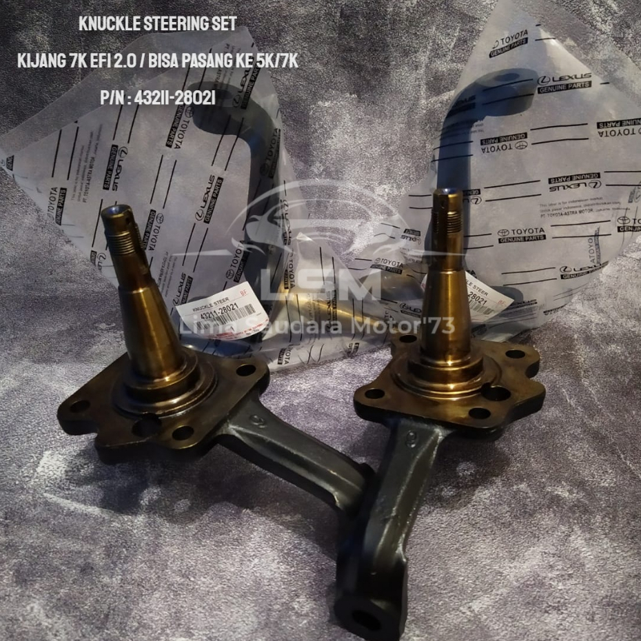 Knuckle Kenakel Knucle Toyota Kijang 7K efi 2.0 2000CC 5K/7K 1Set 2Pc Asli Original