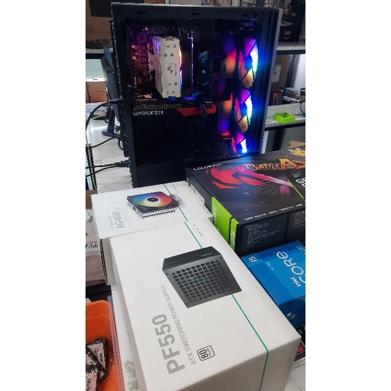 PC RAKITAN GAMING l5 12400F RTX 3060 GTX 1660 RAM DDR5 DDR4