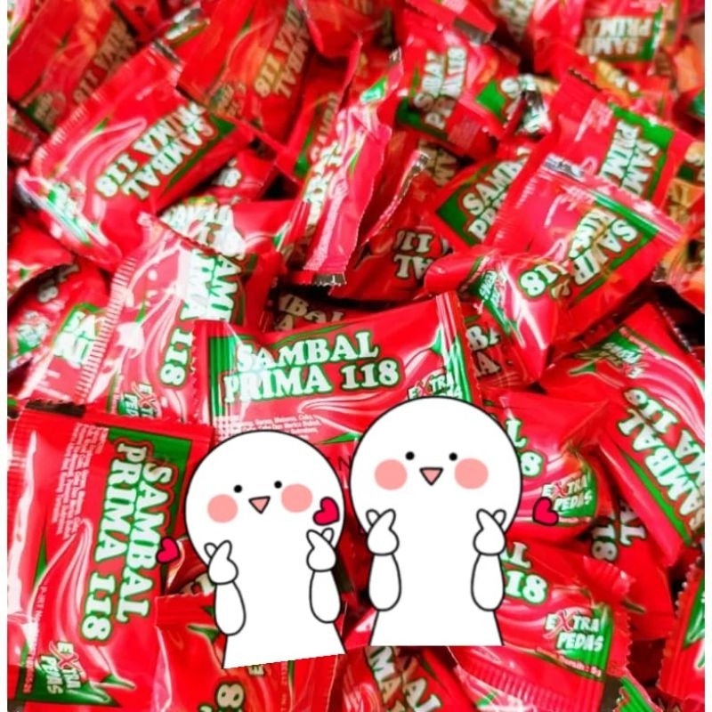 7.Saos Sambal Prima Kemasan Sachet 5 Gr Harga Per Pcs