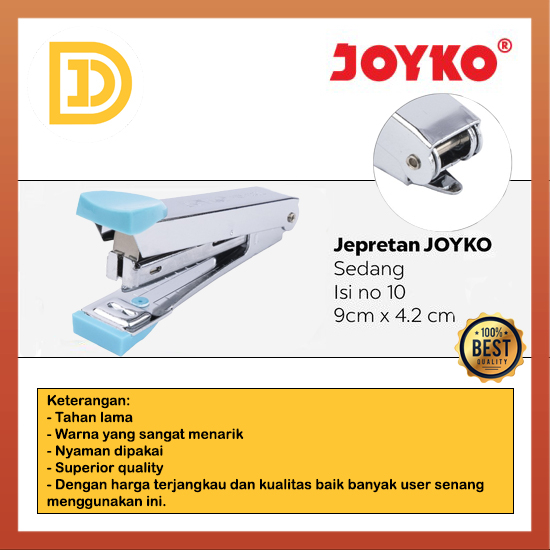 

Staples Joyko Stapler Steples Hekter Cekrekan Alat Tulis Kantor Serbaguna