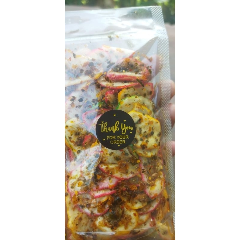 

KERUPUK SEBLAK BANTET DAUN JERUK PEDAS