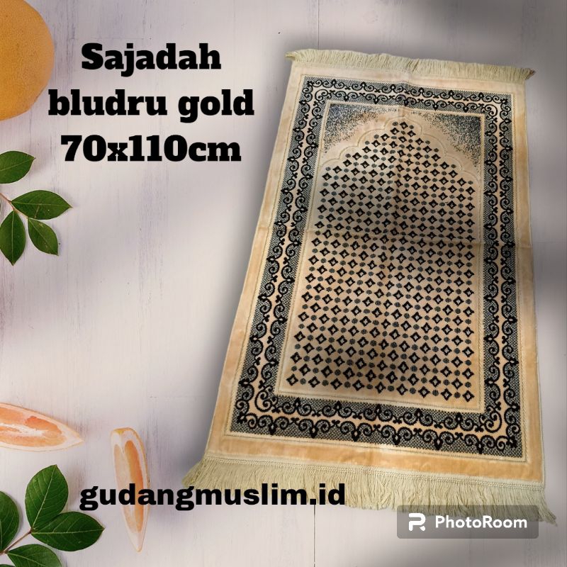 sajadah bludru tebal sajadah turki gold premium sajadah seserahan