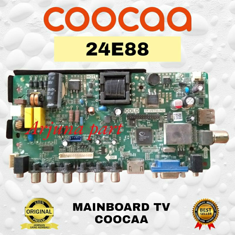 MAINBOARD TV COOCAA 24E88 / MB TV COOCAA 24E88 / MESIN TV COOCAA 24E88 / MODUL TV COOCAA 24E88 / MB 