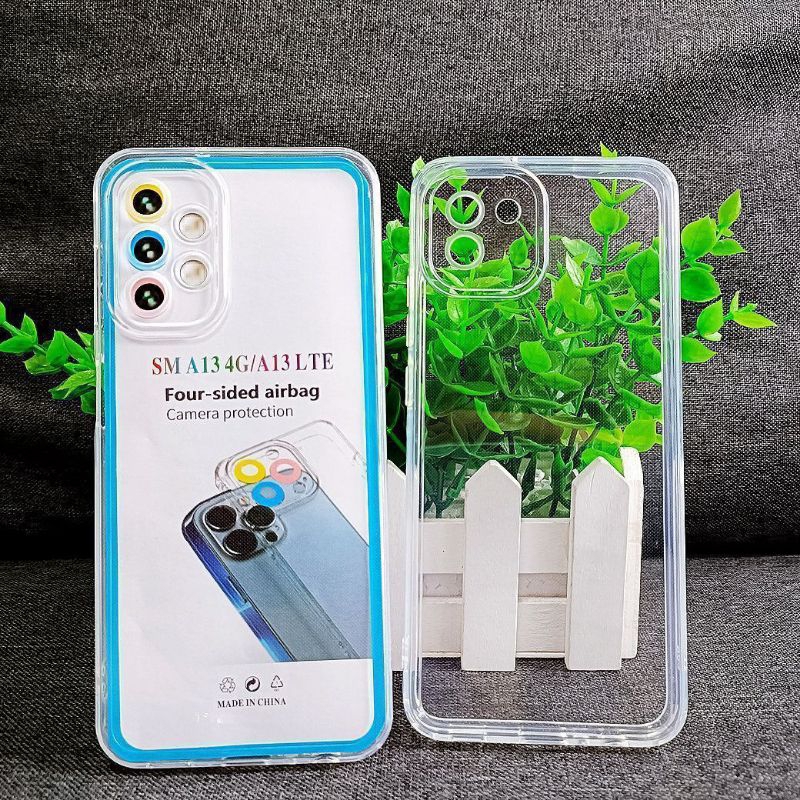 CLEAR CASE FULL CAMERA PROTECTION OPPO A54 4G soft case bening SOFTCASE BENING BERBAHAN dasar slikon yg lembut dengan ketebalan 2,0 mm