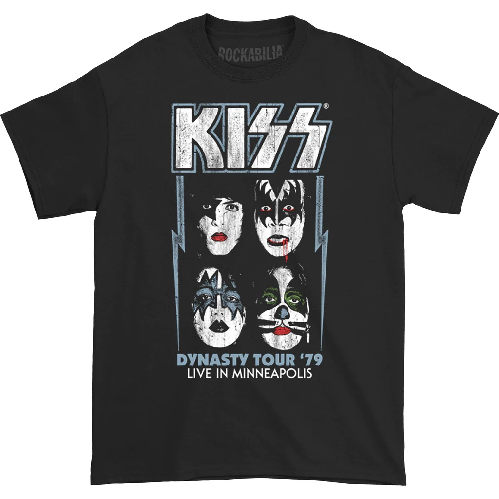 BAJU KAOS KISS Dynasty Tour 79'