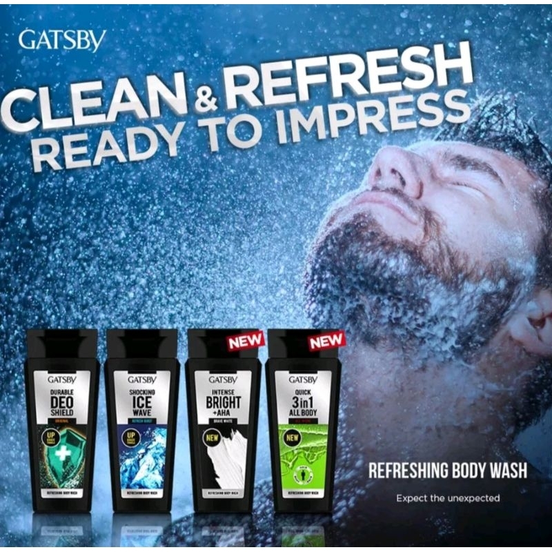 SABUN GATSBY REFRESHING BODY WASH | SABUN MANDI CAIR | SABUN MANDI PRIA