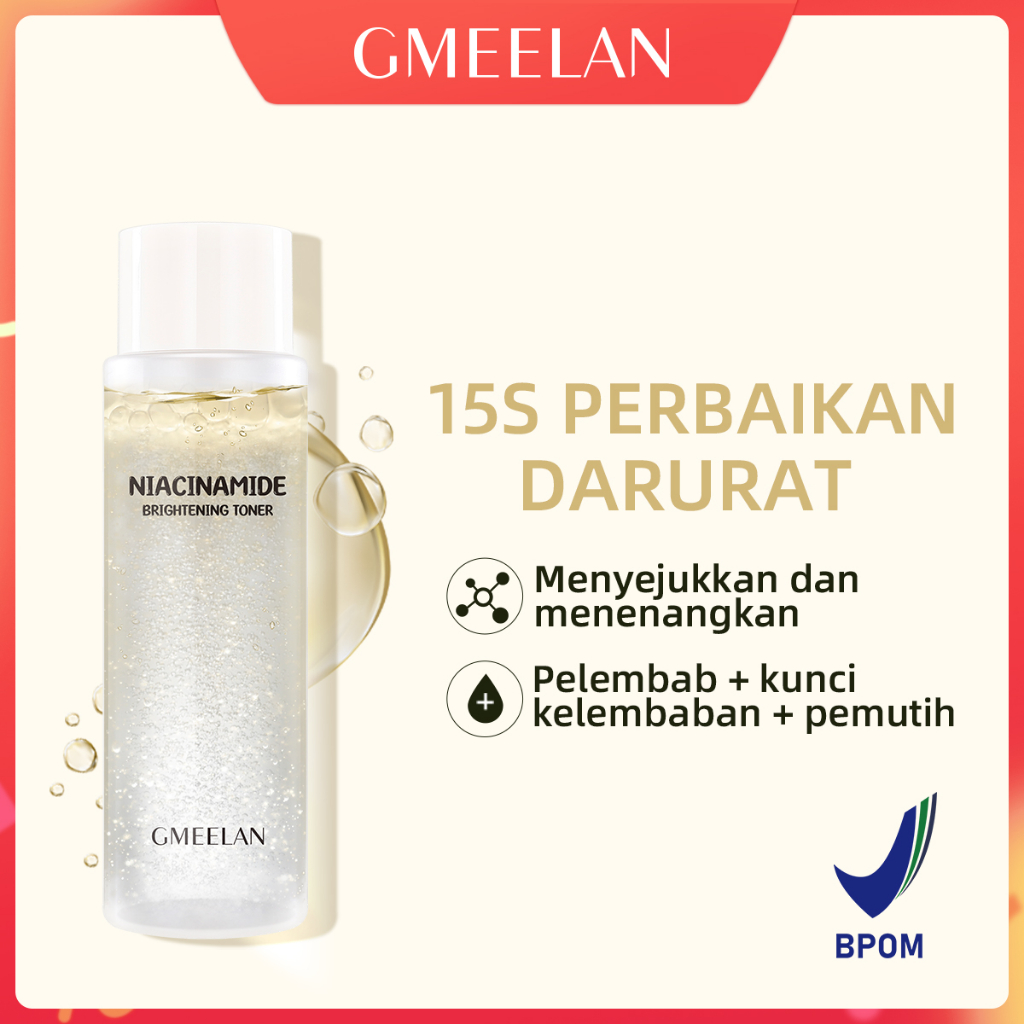 GMEELAN Essence Toner Niacinamide Hydrating Toner White Glow Brightening Toner 200ml