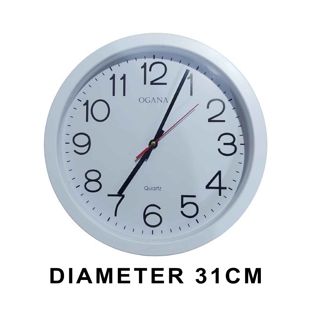 Jam Dinding / Jam Dinding Bulat / Jam Polos &amp; Karakter