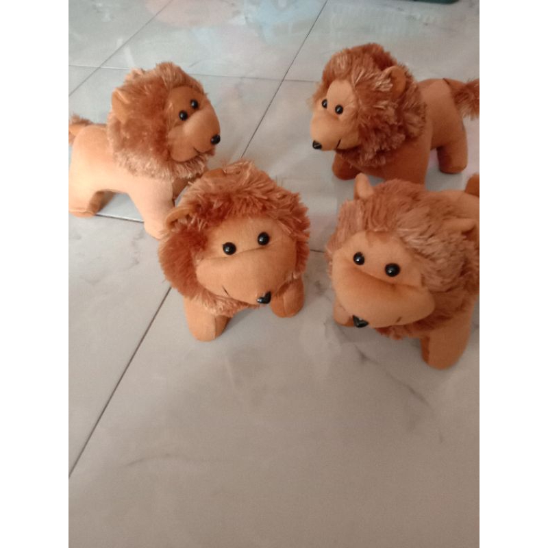 Boneka singa boneka lion ukuran 25cm mainan anak virall murah