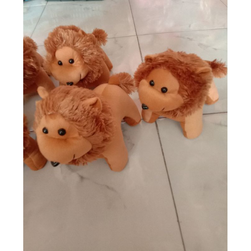 Boneka singa boneka lion ukuran 25cm mainan anak virall murah