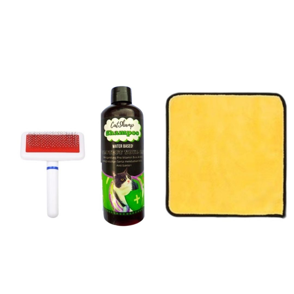 PAKET ANAK KUCING ANJING HANDUK ANJING KUCING PET SHAMPOO SAMPO PETBED PAKET GROOMING FEFARM