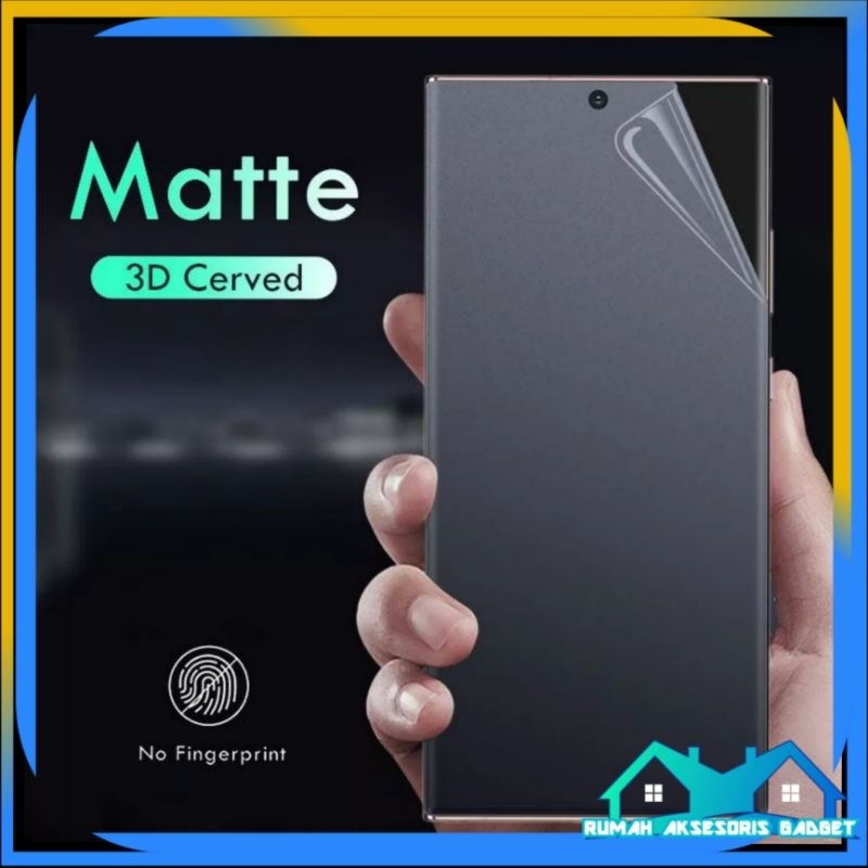 HYDROGEL MATTE ANTI GLARE pelindung layar hp OPPO A37 Neo 9 A39 A57 lama A58 2023 A78 A98 A11K A71 A83 A74 A95 4G Reno 1 2 2F 2Z 3 4 4F 5 5F 6 4G 5G 7 7Z 8 8Z 8T 9 A31 A36 A76 A96 10 pro plus