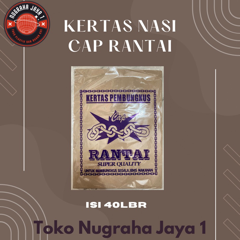 

Promo Kertas Nasi Cap rantai super quality