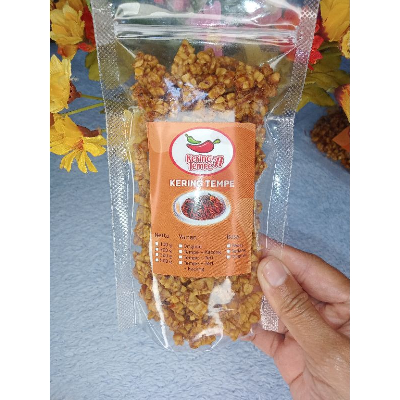 

2Xbtygneal Sakha Snack ) ! 100Gram / Kering Tempe / Kacang / Teri / Mix Sambal Goreng Orek Keringan