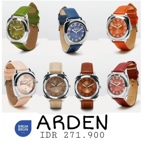JAM ARDEN BRUNBRUN PARIS / JAM TANGAN BRUNBRUN PARIS ARDEN