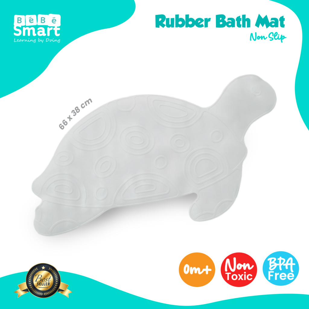 Perlak mandi Bebe smart Turtle Bath mat non slip