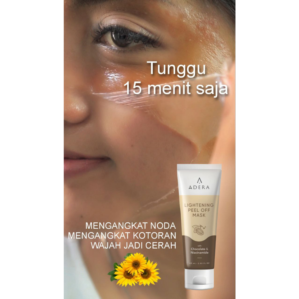 ADERA LIGHTENING PEEL OFF MASK