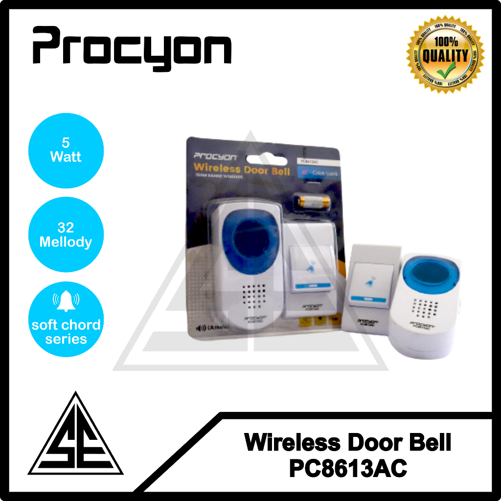 WIRELESS DOOR BELL PC8613AC