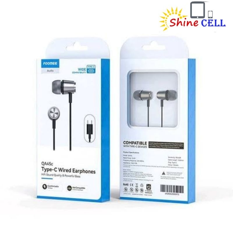 Handsfree QA45C type c foomee